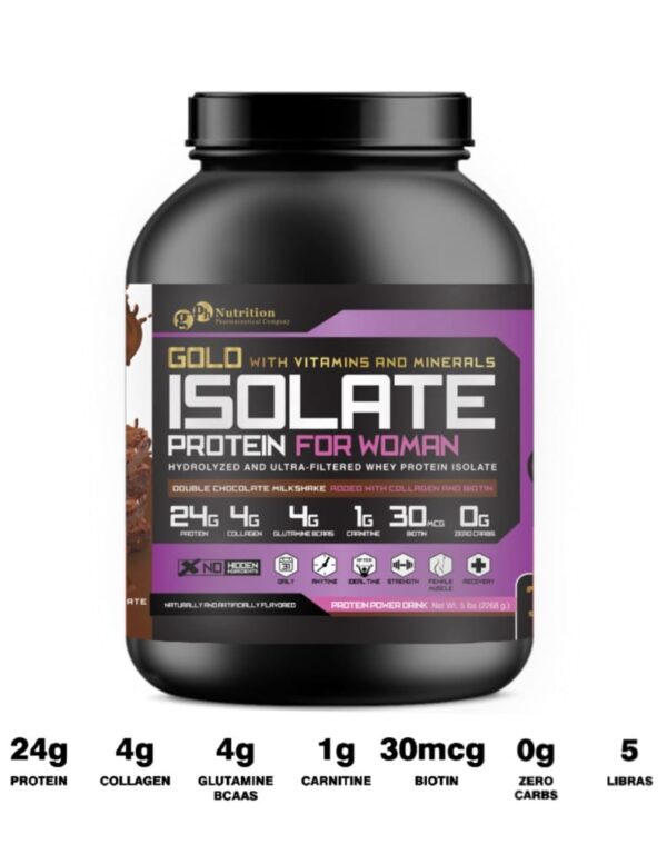 Isolate Protein Mujer 5 Lbs - Proteina para mujer - Gph Nutrition